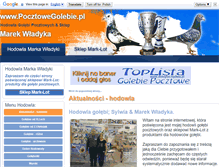 Tablet Screenshot of pocztowegolebie.pl